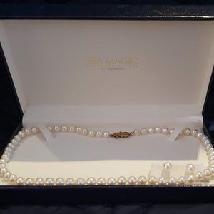 Mikimoto Sea Magic Cultured Pearl Set